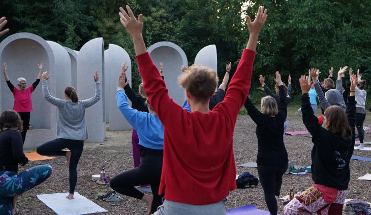 Yogasessie bij Aedicula