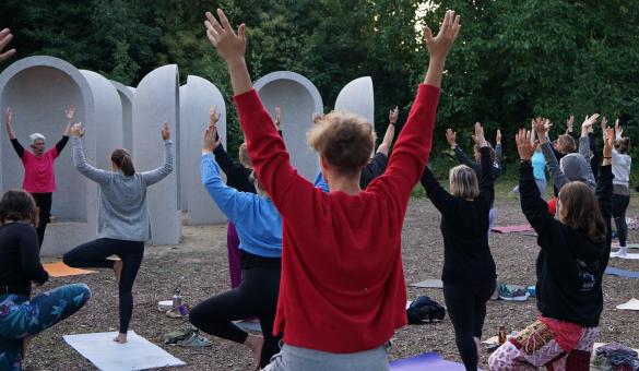 Yogasessie bij Aedicula