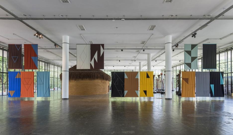 Kunstwerk van Felipe Mujica, voorbeeld voor Threading Landscapes / Verweven Landschappen